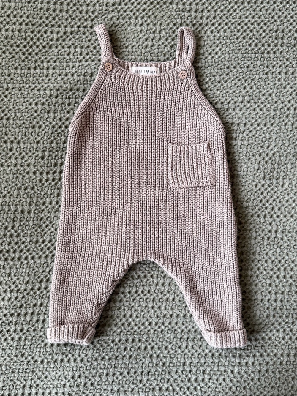 Rabbit & Bear knit overalls